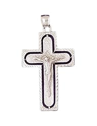 CleverEves 14K White Gold Cross Pendant 5.7 - Gram(s)