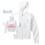 Live Love Dance Zippered Hooded Sweatshirt Hoodie