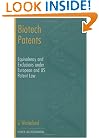 Biotech Patents: Equivalency and Exclusions Under European and U.S. Patent Law