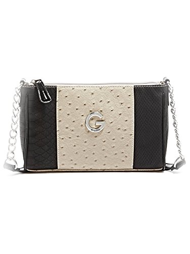 G by GUESS Women's Katarin Ostrich-Embossed Cross-Body Bag