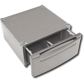 LG : WDP3V 14in Tall Pedestal with Drawer Graphite Steel