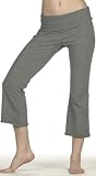 Bella Ladies Cotton Spandex Roll Down Capri Pant. 815