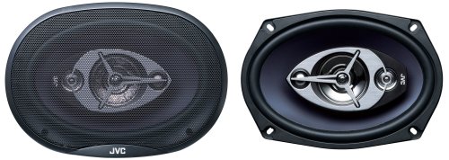 JVC CS-V6945 In-Vehicle 6 x 9-Inch 4-Way Coaxial Speaker (Single, Blue)