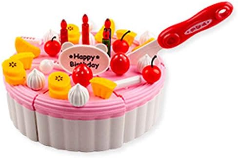 Cellrizon Kids Gift Birthday Party Play Food Set for Kids with Cakes, Cutting Knife,ice Cream