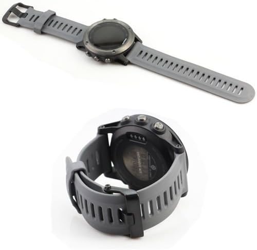 YiHangYu Gray Replacement Watch Band for Garmin Fenix 3 GPS Sport Watch + Tools
