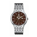 Swiss Military 06-5087-04-005.0 Men's Stainless Steel Brown Rendezvous watch