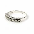 Sterling Silver Marcasite Rings - Sizes: 6-10