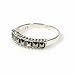 Sterling Silver Marcasite Rings - Sizes: 6-10