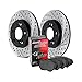 StopTech 938.33503 - Street Drilled and Slotted Rear Brake Kit
