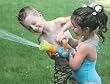 Alex 4-Way Silly Spray Lawn Hose Nozzle Attachment