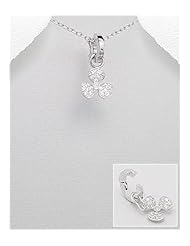 CZ Pendant Necklace In 92.5 Sterling Silver