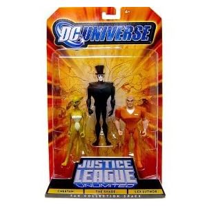 DC Universe Justice League Unlimited Fan Collection Action Figure 3Pack Cheetah, Shade & Lex Luthor