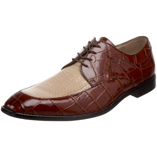 Stacy Adams Mens Carrara Moc Toe Oxford,Cognac Multi,9.5 M US