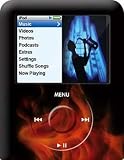 Flame Design Apple iPod nano 3G (3rd Generation) 4GB/ 8GB Hard Case iJacket - Shock Absorbent Hard Protective Faceplate Cover + FREE Belt Clip Holster + FREE Lanyard + FREE Screen Protector