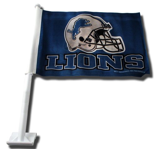 Detroit Lions Car Flag