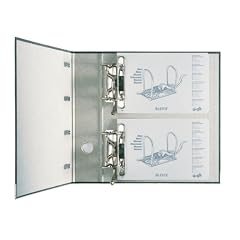 Esselte Leitz 10920000 Doppelordner, mit Schlitzen, 2xA5 quer, schwarz