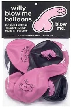 Blow Me Balloons 8 Pack (Package Of 5)