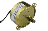 ネジでフラットシャフト 12V AC 同期電動機 TYD-50 50/60Hz 10-12RPM CCW 4W パワー