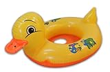 Pack of 4 Jolala Inflatable Little Duck Swimming Seat Float Boats with Leg Holes