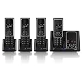 BT Verve 450 DECT Quad Digital Cordless Telephone and Answering Machine - Black