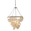 Square Capiz Shell Chandelier