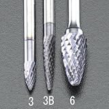 エスコ ６ｘ１３mm／３mm軸［Ｃｏａｔｅｄ］超硬バー EA819PM-6