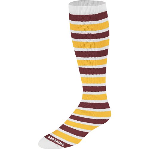 Reebok Washington Redskins Women's Striped Tube Socks Medium
