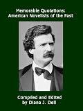 Memorable Quotations: American Novelists of the Past