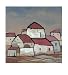 image and picture of Houses II Art Print Poster By Victor Moreno, 15.75