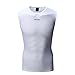 SIMPLORE Men Micromesh Sleeveless Performance Base Layer Cycling Running