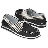 Groove Women's Tommy Stripe Boat Shoe