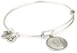 Alex and Ani Bangle Bracelet Bar P Russian Silver-Plated Bangle Bracelet