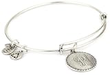 Alex and Ani Bangle Bracelet Bar P Russian Silver-Plated Bangle Bracelet
