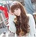 Wig Female Qi Oblique Bangs Long Straight New Pear Head Wave of Short Hair and Long Curly Hair Girls