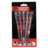One Direction Official 5 Pop Up Pencils