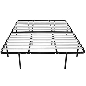 Sleep Master My Euro Smart Base/Wooden Slats Mattress Foundation, Queen