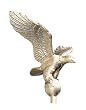Whitehall Gold Bronze Small Flagpole Eagle - 00795