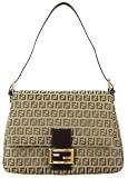 Fendi Mama Mini Beige Brown Zucchino Baguette 8BR180-TN9-F0LK9
