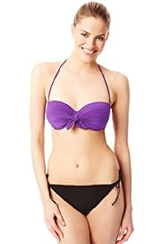 Halterneck Bow Underwired Bikini Top
