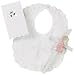 Elegant Baby Girl'S Christening Gift Set Includes 100% Cotton Bib, Wall Hanging Porcelain Cross & Bible. Gift Boxed