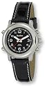 Avalon Ladies Low Vision Talking Watch, Silver-Tone w/ Leather Strap # 2509L