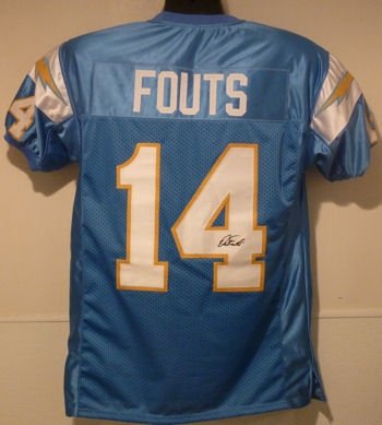 Dan Fouts Autographed/Hand Signed San Diego Chargers Jersey