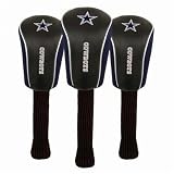 DALLAS COWBOYS OFFICIAL GOLF CLUB HEAD COVER SET (3)