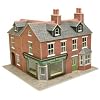 Metcalfe PO263 OO Gauge RED BRICK CORNER SHOP Card Kit