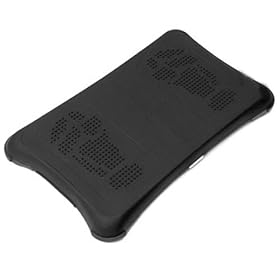 Wii Fit Skidproof Silicon Skin Cover with Foot Print - Black (2 Pack)