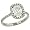 Cushion(1.26ct) & Pave(.22ct) Diamond Engagement Ring