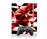 PS3 Playstation 3 Console Skin Decal Sticker -Digit Fire Stars