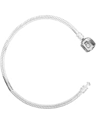 Authentic Chamilia Sterling Silver Snap Bracelet (7.1 inches or 18 cm)