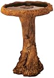 Henri Studios Wild Wood Outdoor Birdbath