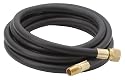 Bayou Classic 7906, 6-Ft. High Pressure LPG Hose, 1/4" MNPTx 3/8" FNPT Brass Connector, 350-PSI Maximum Use